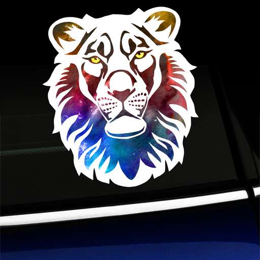 Watercolor Lion - Sticker Product Page