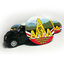 The Appalachian Mountain MINI Club Badge leaning against a model MINI Cooper Toy thumbnail