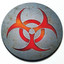 Biohazard - Grill Badge for MINI Cooper thumbnail