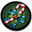 Candy Cane - Magnetic Grill Badge for MINI Cooper thumbnail