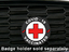 Covid-19 Vaccinated Grill Badge Mounted Covid-19 Vaccinated Grill Badge Mounted thumbnail