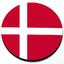 Danish Flag Badge 3D Danish Flag Badge 3D thumbnail