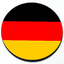 German Flag - Magnetic Grill Badge for MINI Cooper thumbnail