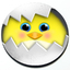 Hatching Chick - Spring Easter Magnetic Grill Badge for MINI Cooper thumbnail