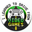 I Learned to Drive From Video Games Grill Badge - 3D I Learned to Drive From Video Games Grill Badge - 3D thumbnail