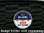 An image showing Artistic Reflection's Oil Level 404 Not Found grill badge installed on a MINI grill. thumbnail