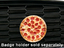 Pepperoni Pizza grill badge installed on a MINI Cooper grill thumbnail