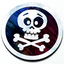 Skull Grill Badge 3D thumbnail
