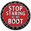 Stop Staring at my Boot - Grill Badge for MINI Cooper thumbnail