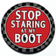 Stop Staring at my Boot - Grill Badge for MINI Cooper thumbnail