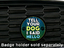 Tell Your Dog I Said Hello Badge - Installed Tell Your Dog I Said Hello Badge - Installed thumbnail