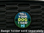 Tell Your Dog I Said Hi Badge on a car thumbnail