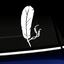 Feather and Beads - Vinyl Car Decal thumbnail