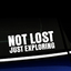 Not lost Just exploring - Vinyl Decal thumbnail