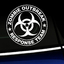 Zombie Outbreak Response Team - Zombie Hunter Vinyl Car Decal thumbnail