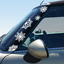 Snowflakes Pillar Decals for 2nd Generation Hardtop and Convertible MINI Cooper - Set of 2 thumbnail