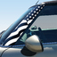 US Flag Pillar Decals for 2nd Generation Hardtop and Convertible MINI Cooper - Set of 2 thumbnail