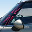 Black Jack decal on MINI Cooper A Pillar thumbnail