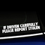 If driven carefully Please report stolen - Funny Vinyl Decal thumbnail