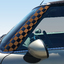 Checkered A Pillar Graphics Installed Checkered A Pillar Graphics Installed thumbnail