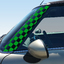 Checkered A Pillar Graphics Installed Checkered A Pillar Graphics Installed thumbnail