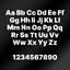 Driver Name Font Example thumbnail