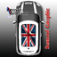 Union Jack Waving Sunroof Graphic for MINI Cooper thumbnail