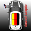 German Flag Nonwaving Sunroof Graphic thumbnail