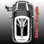 Zipper with Nonwaving Blackjack Flag Sunroof Graphic Zipper with Nonwaving Blackjack Flag Sunroof Graphic thumbnail