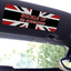 Visor sticker for MINI Cooper that says Buckle Up No Screaming thumbnail