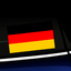 German Flag - Full Color Sticker thumbnail
