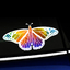 Watercolor Butterfly - Sticker - Full-color Vinyl Sticker thumbnail