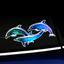 Watercolor Dolphins Sticker thumbnail